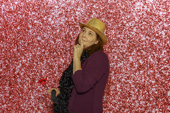 Red Sequin Backdrop