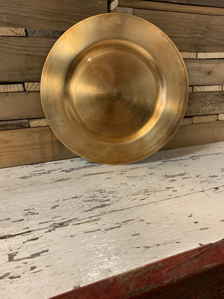 Gold Charger Plate