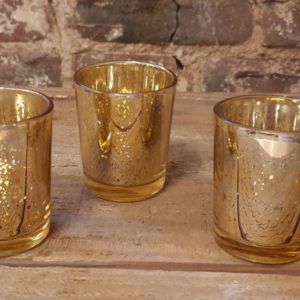 Gold Votive Candleholder