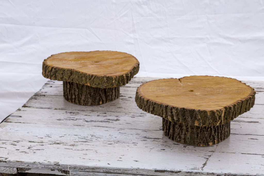 Wood Cookie Cake Stands