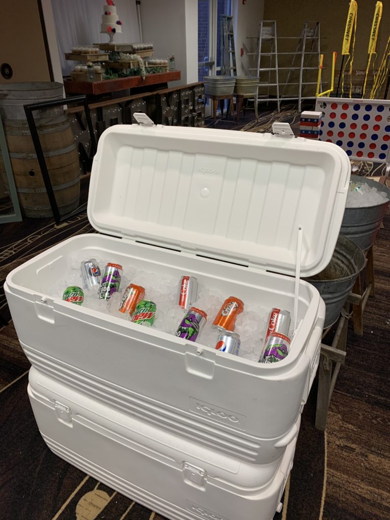 120 Quart White Cooler