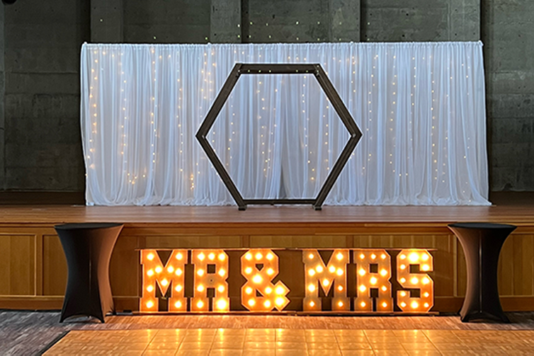 Lighted Mr & Mrs Sign Wedding Decor Occasions and Stems