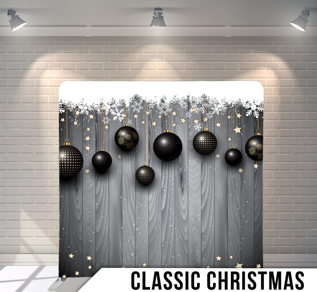 Classic Christmas Photo Booth Backdrop