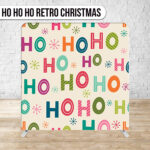 Ho Ho Ho Retro Christmas Holiday Party Photo Booth Rentals Des Moines