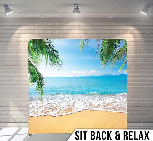 Sit Back and Relax Photo Booth Backdrop