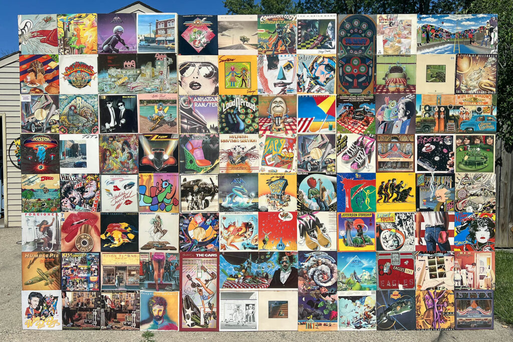 Record Album Backdrop - Photo Booth Backdrop - Event Backdrop