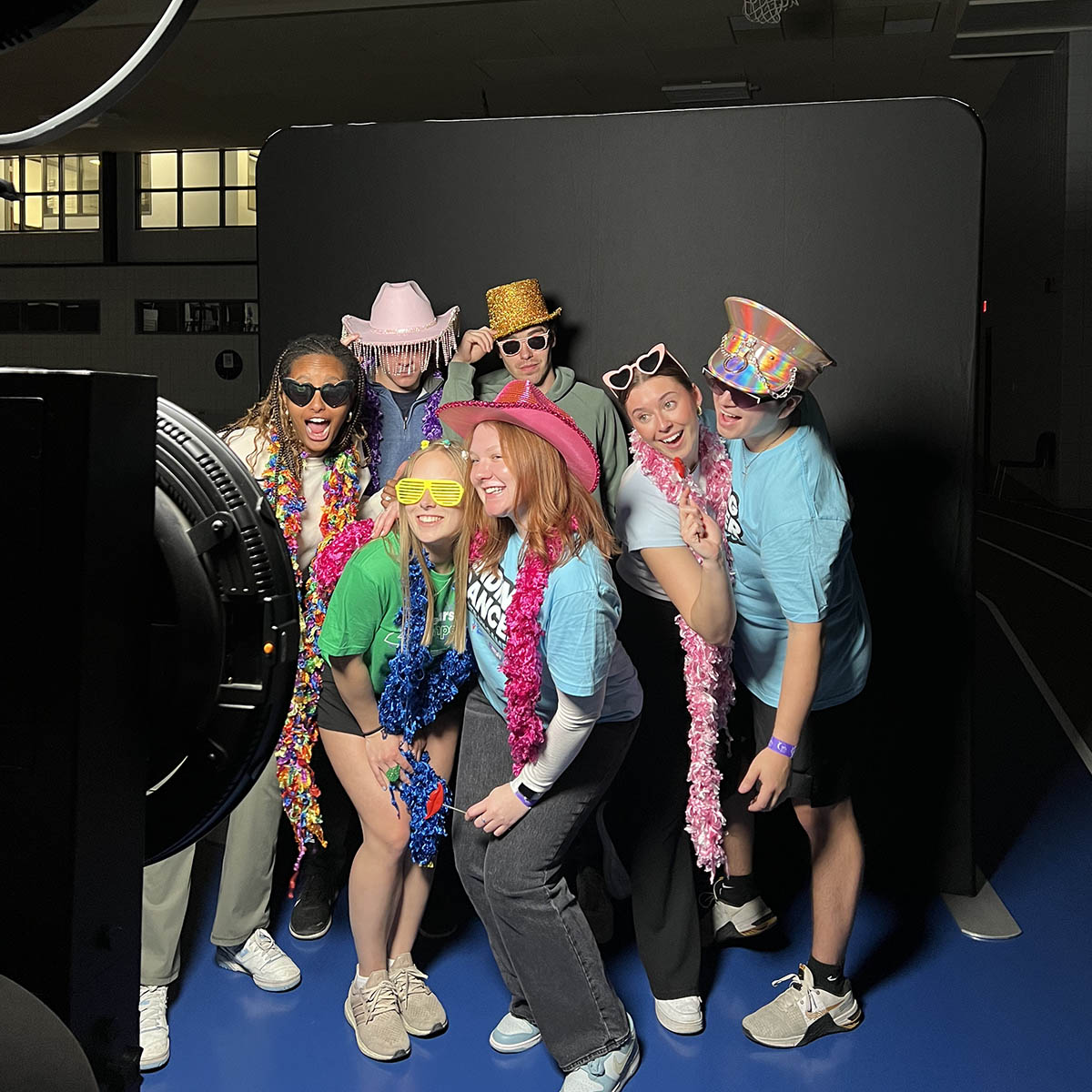 Photo Booth Behind the Scenes Image. Smiling Dog Entertainment