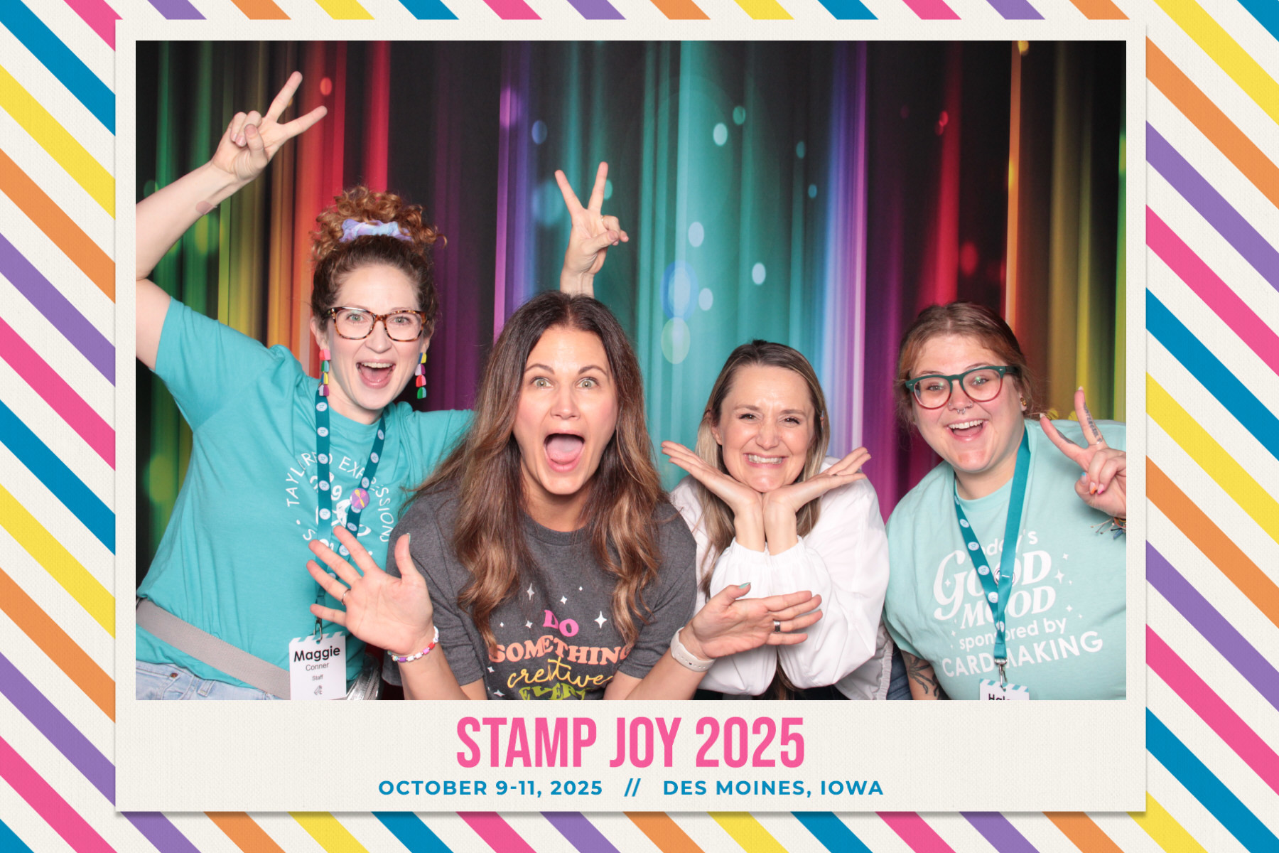 Stamp Joy. Smiling Dog Entertainment Photo Booth.