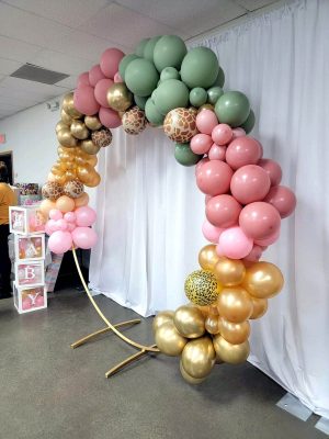 Balloon Arch - Sami's Baby Shower