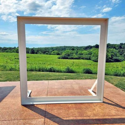 White Wooden Frame
